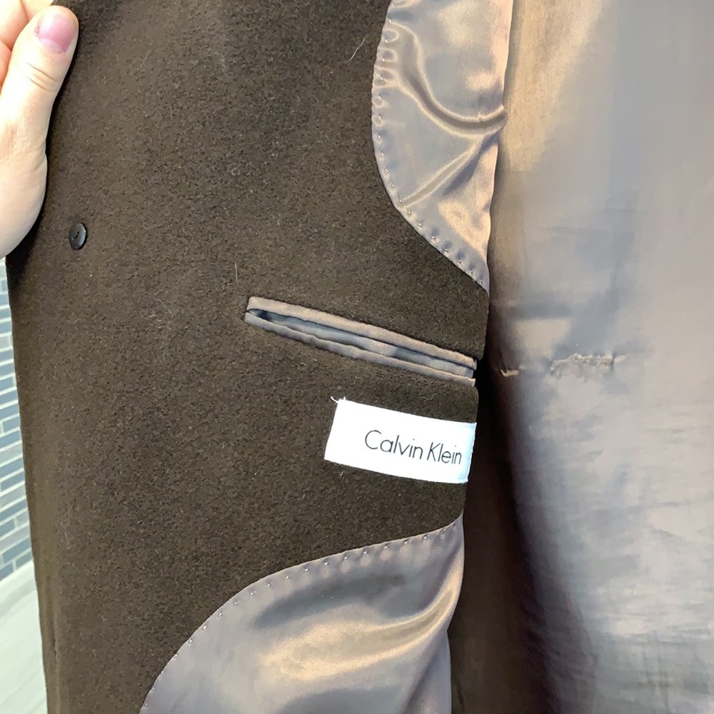 Calvin Klein Wool Overcoat - Picture 5 of 8